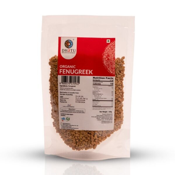 Organic Fenugreek Whole 100g