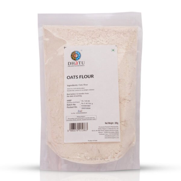 Oats Flour 300g – 100% Natural, Stone-Ground