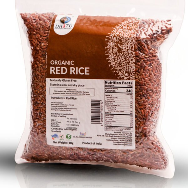 Organic Red Rice 1kg