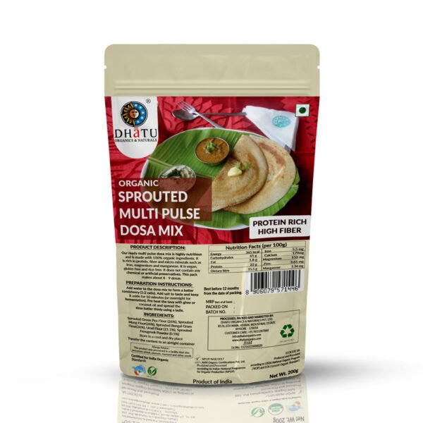 Sprouted Pulse Dosa Mix 200g - Rich in Protein & Fiber