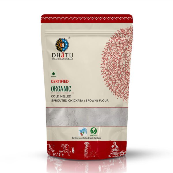 Organic Sprouted Brown Chickpea Flour 500g