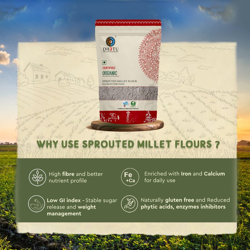 Sprouted Bajra Flour - Image 3
