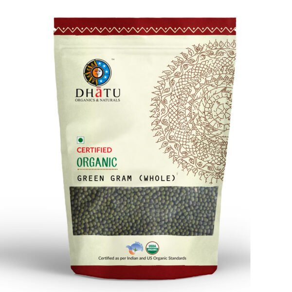 Organic Green Gram (Whole) 500g