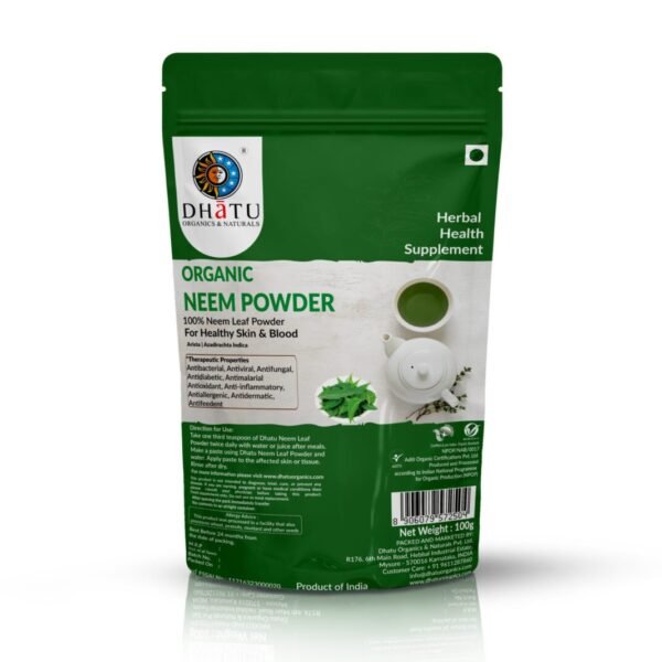 Organic Neem Leaf Powder 100g
