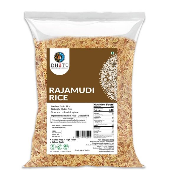 Unpolished Rajamudi Rice 1kg